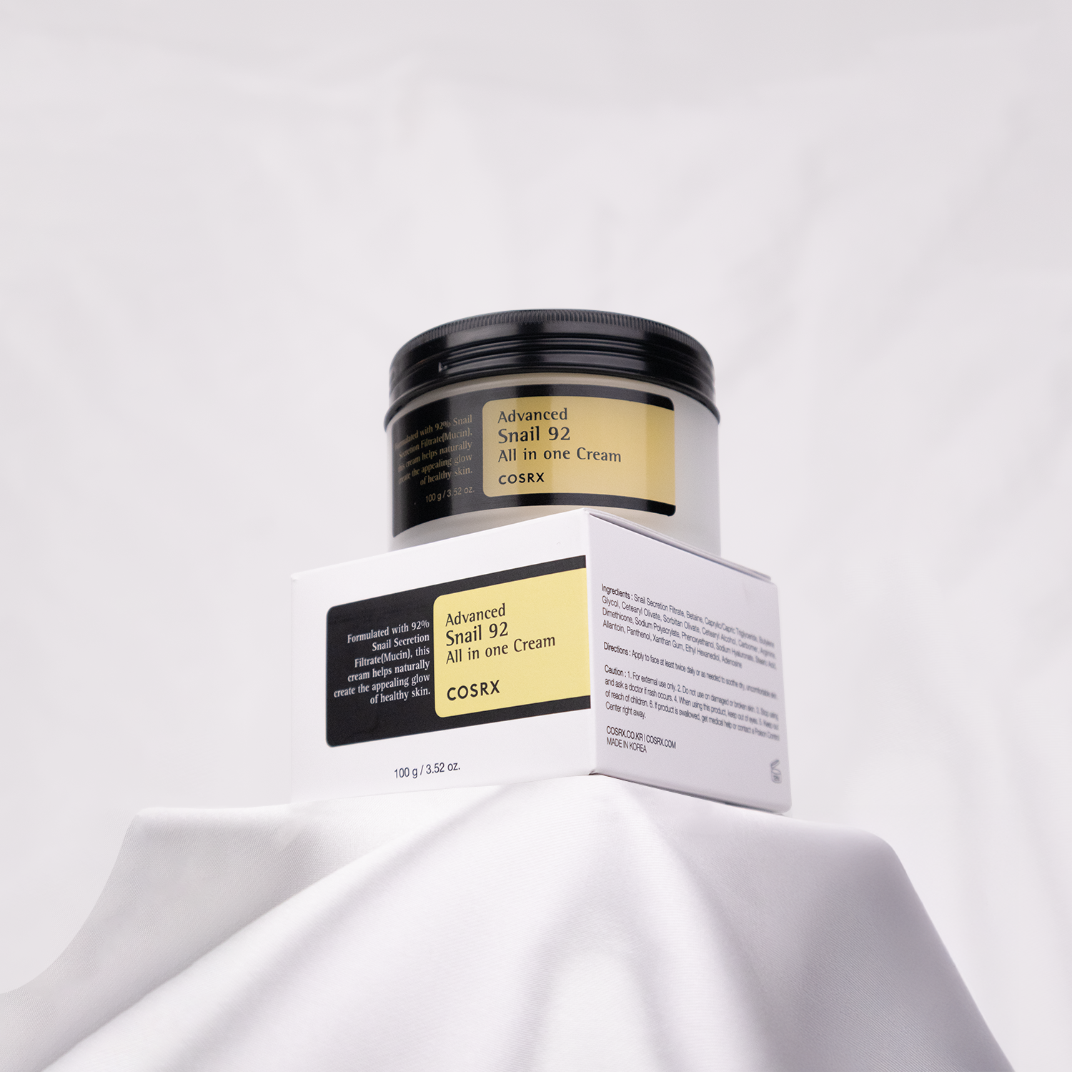 COSRX Advanced Snail 92 All In One Cream – Hidratación y Reparación