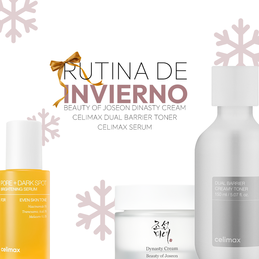 RUTINA DE INVIERNO | Celimax Dual Barrier Toner + Celimax Serum + Beauty Of Joseon Dinasty Cream