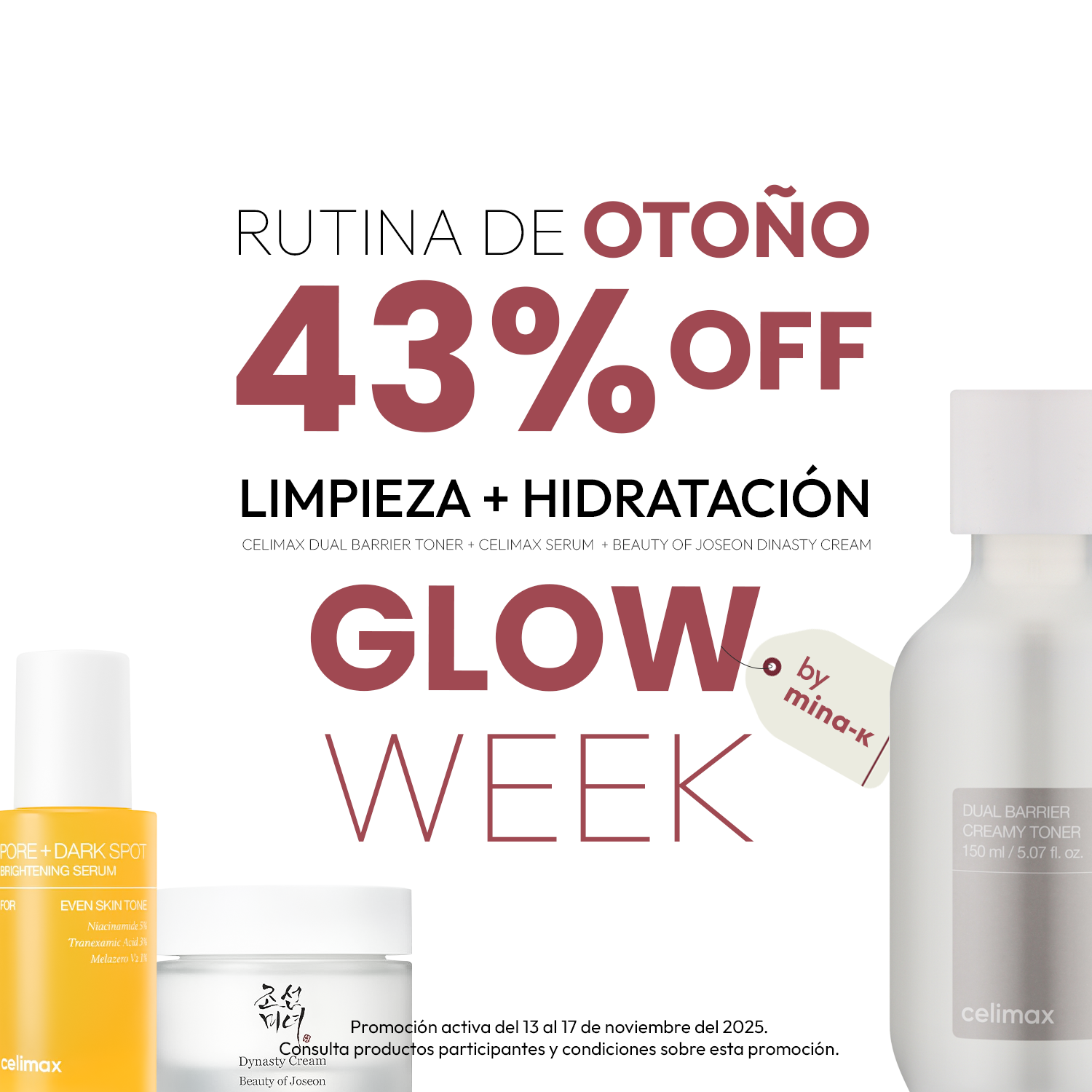 RUTINA DE OTOÑO | Celimax Dual Barrier Toner + Celimax Serum + Beauty Of Joseon Dinasty Cream